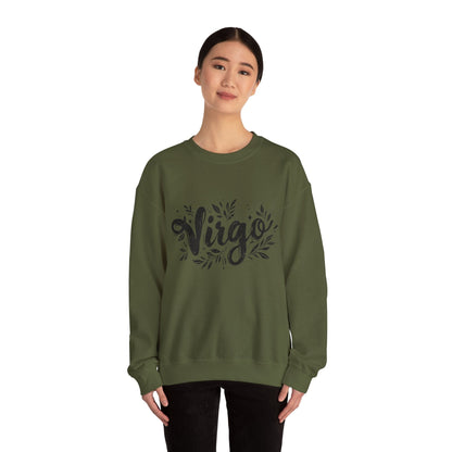 Sweatshirt Ink Splattered Virtue Virgo Sweater: Creatively Crafted