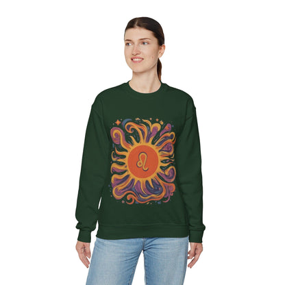 Sweatshirt Leo Majestic Sun Soft Sweater: Royal Warmth for the Lion's Heart