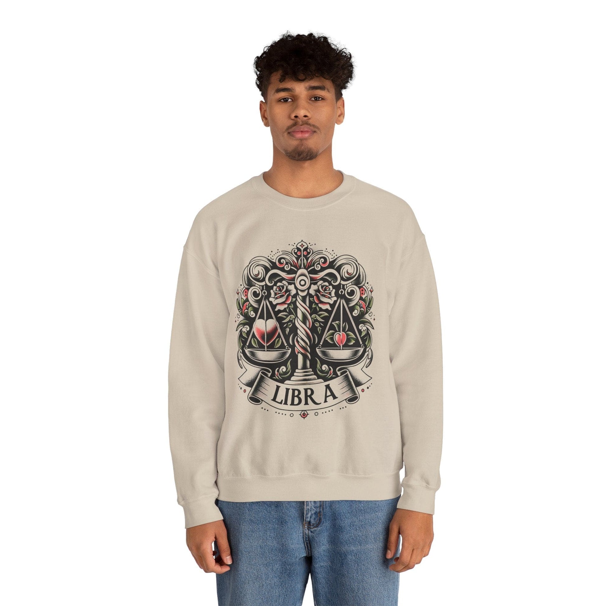 Sweatshirt Libra Scales of Justice Soft Sweater: Equilibrium in Style