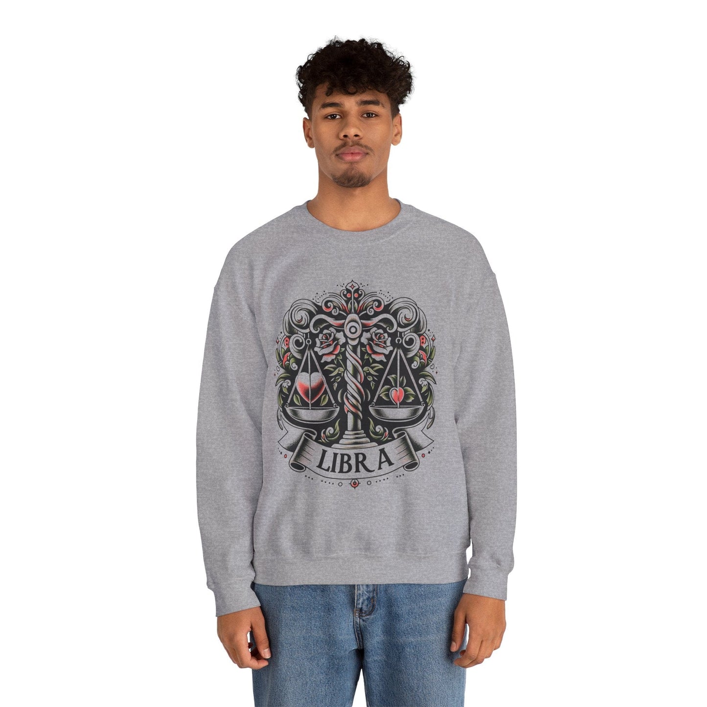 Sweatshirt Libra Scales of Justice Soft Sweater: Equilibrium in Style