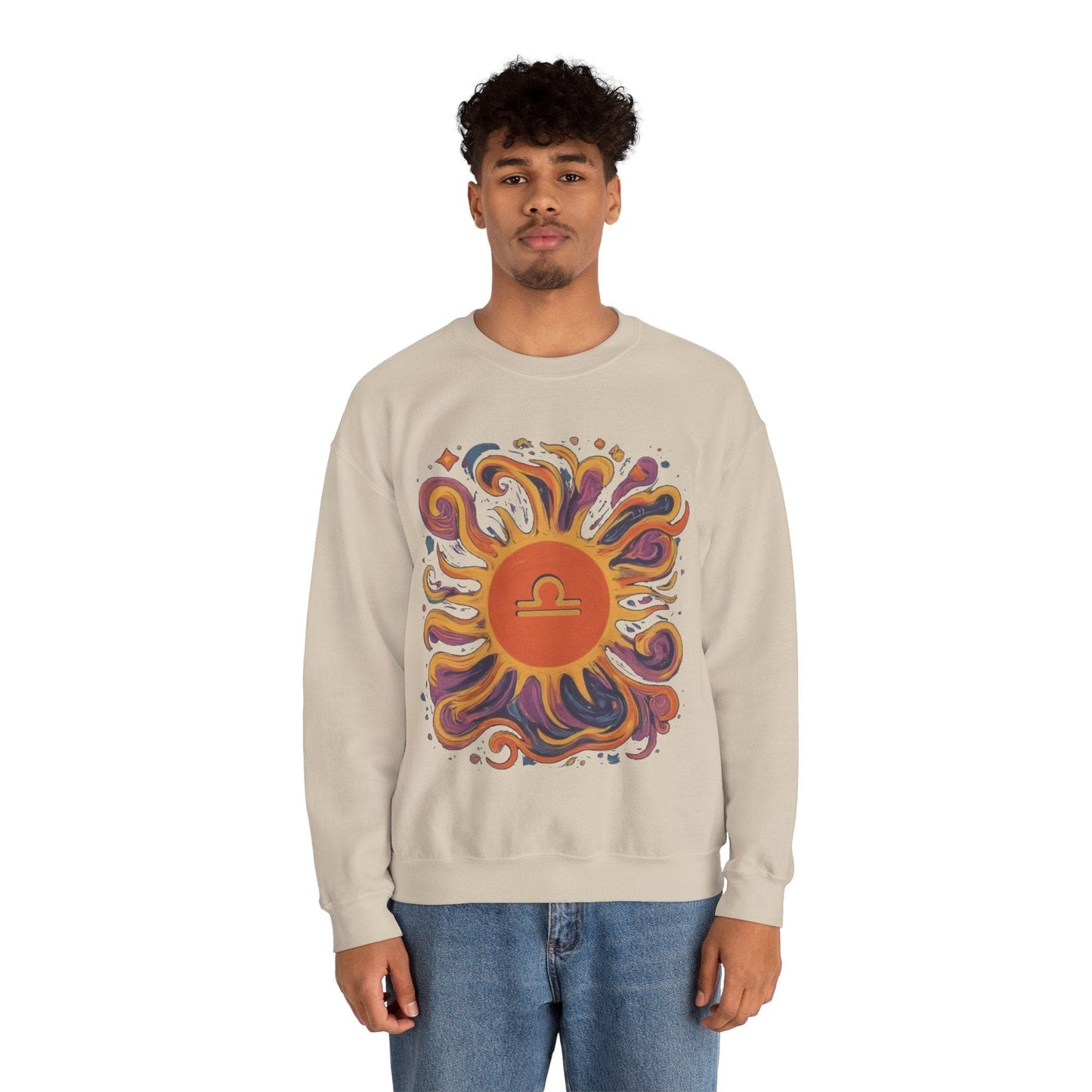 Sweatshirt Libra Solar Balance Soft Sweater: Equilibrium in Style