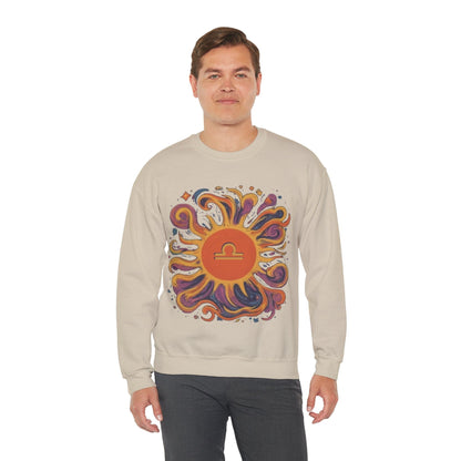 Sweatshirt Libra Solar Balance Soft Sweater: Equilibrium in Style