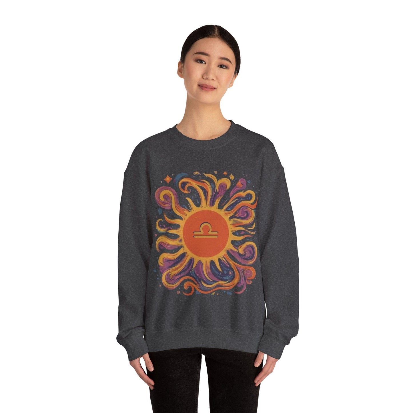 Sweatshirt Libra Solar Balance Soft Sweater: Equilibrium in Style