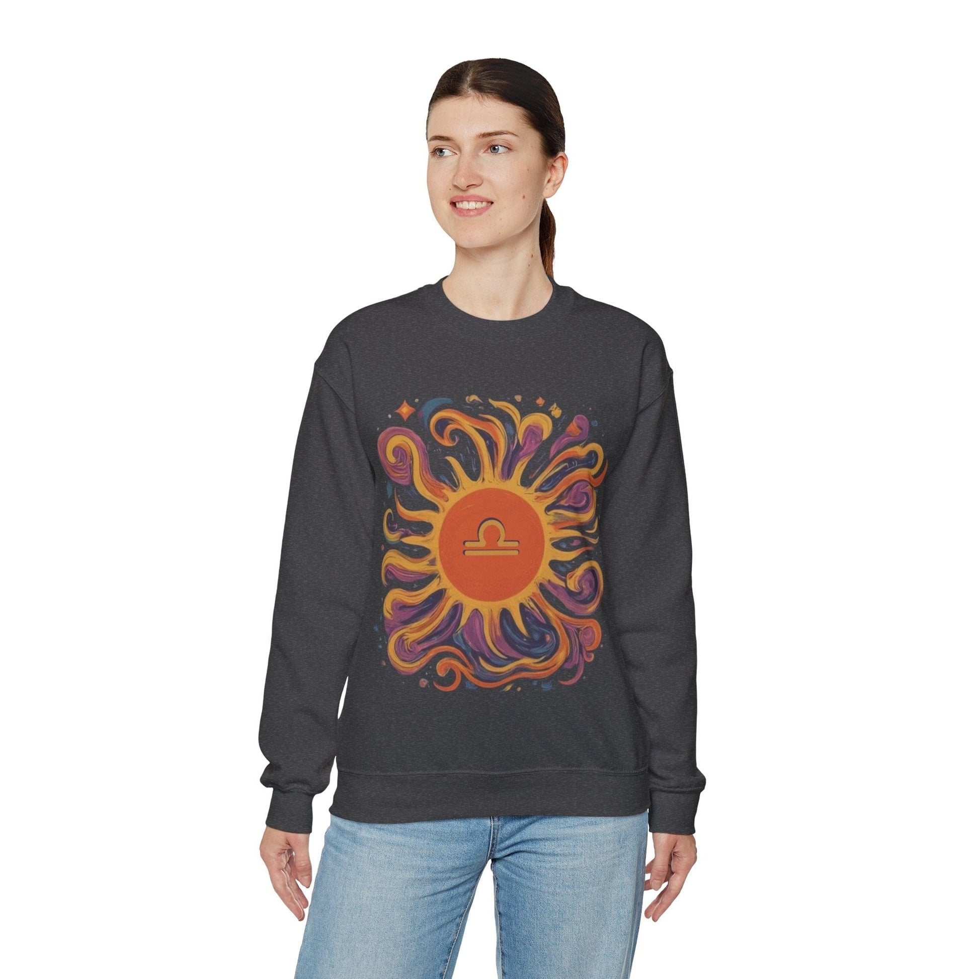 Sweatshirt Libra Solar Balance Soft Sweater: Equilibrium in Style