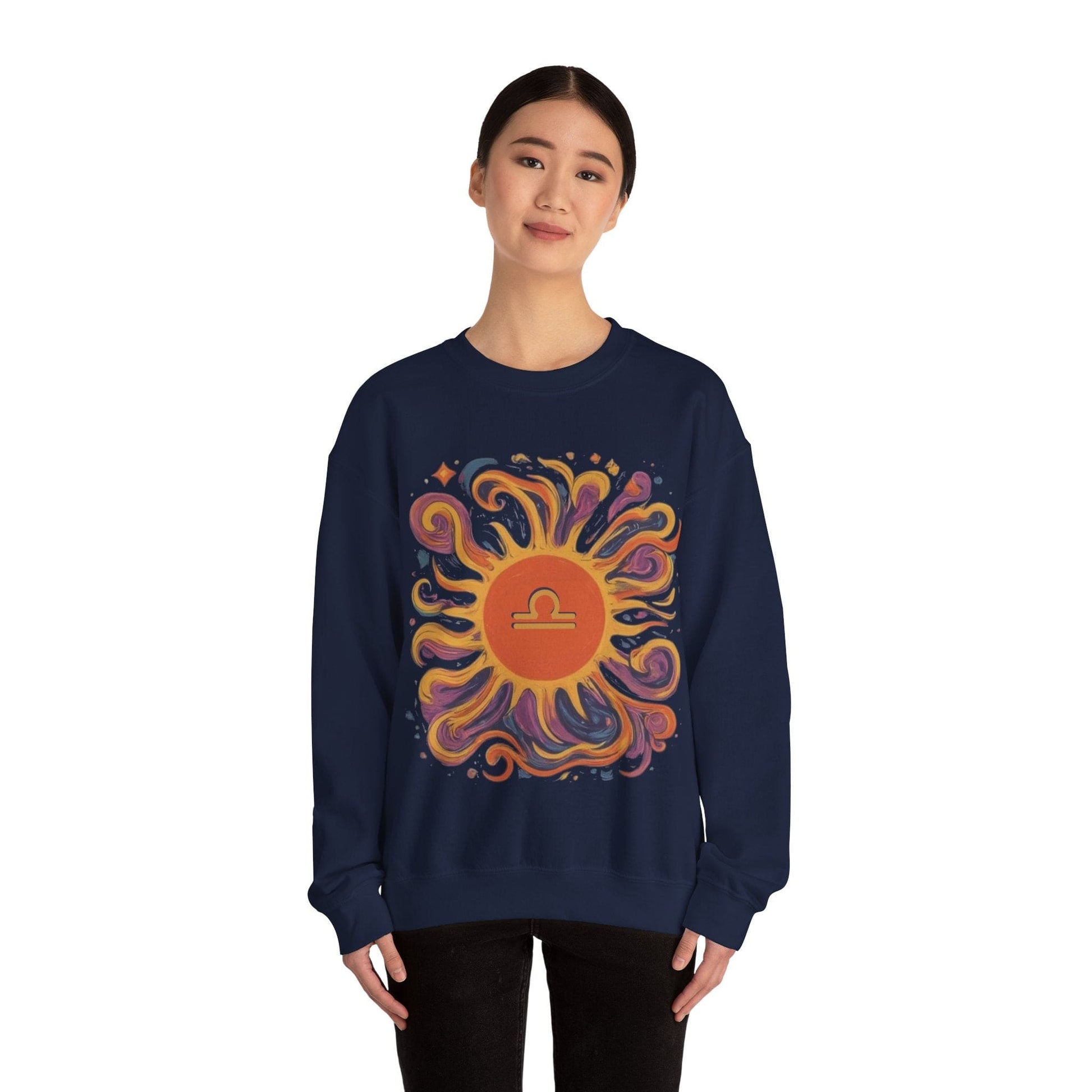 Sweatshirt Libra Solar Balance Soft Sweater: Equilibrium in Style