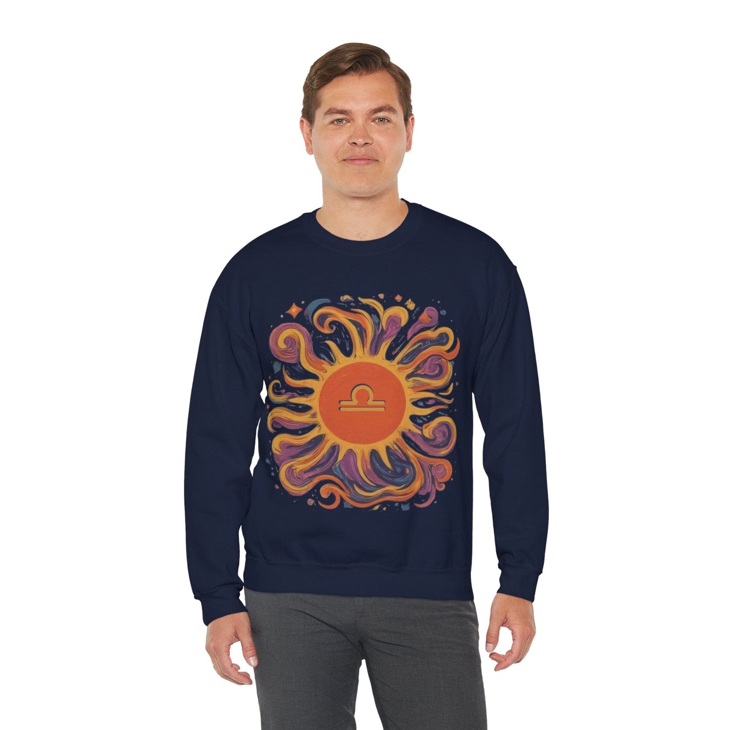 Sweatshirt Libra Solar Balance Soft Sweater: Equilibrium in Style