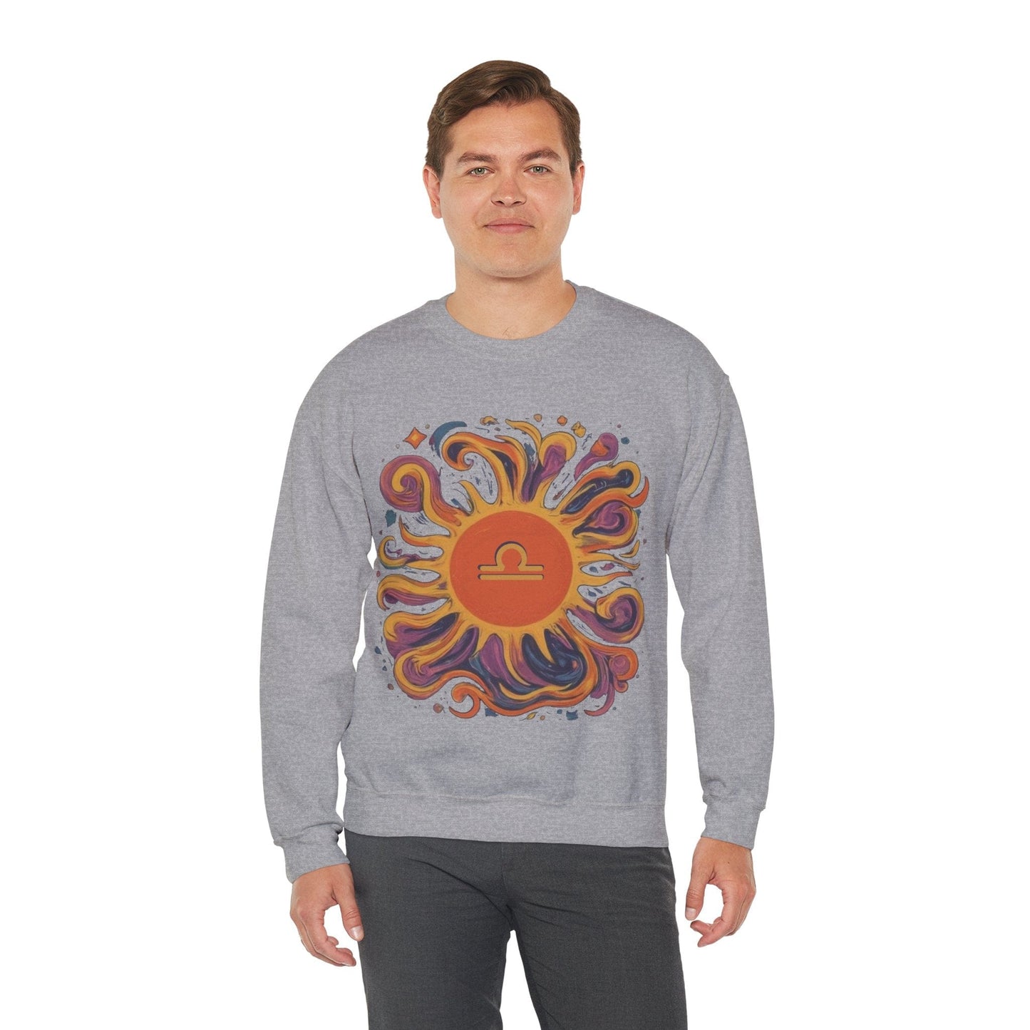 Sweatshirt Libra Solar Balance Soft Sweater: Equilibrium in Style