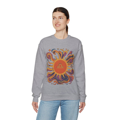 Sweatshirt Libra Solar Balance Soft Sweater: Equilibrium in Style