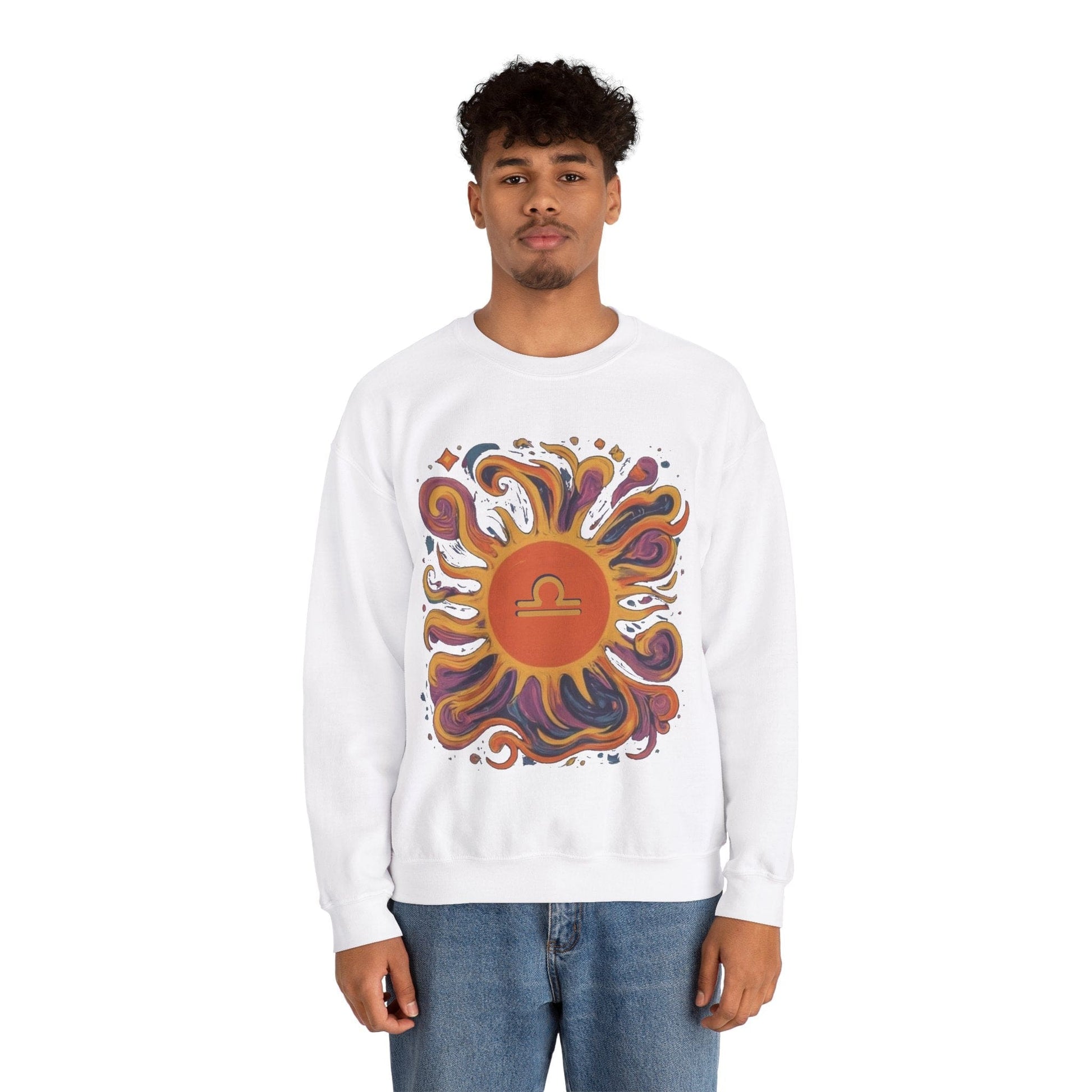 Sweatshirt Libra Solar Balance Soft Sweater: Equilibrium in Style