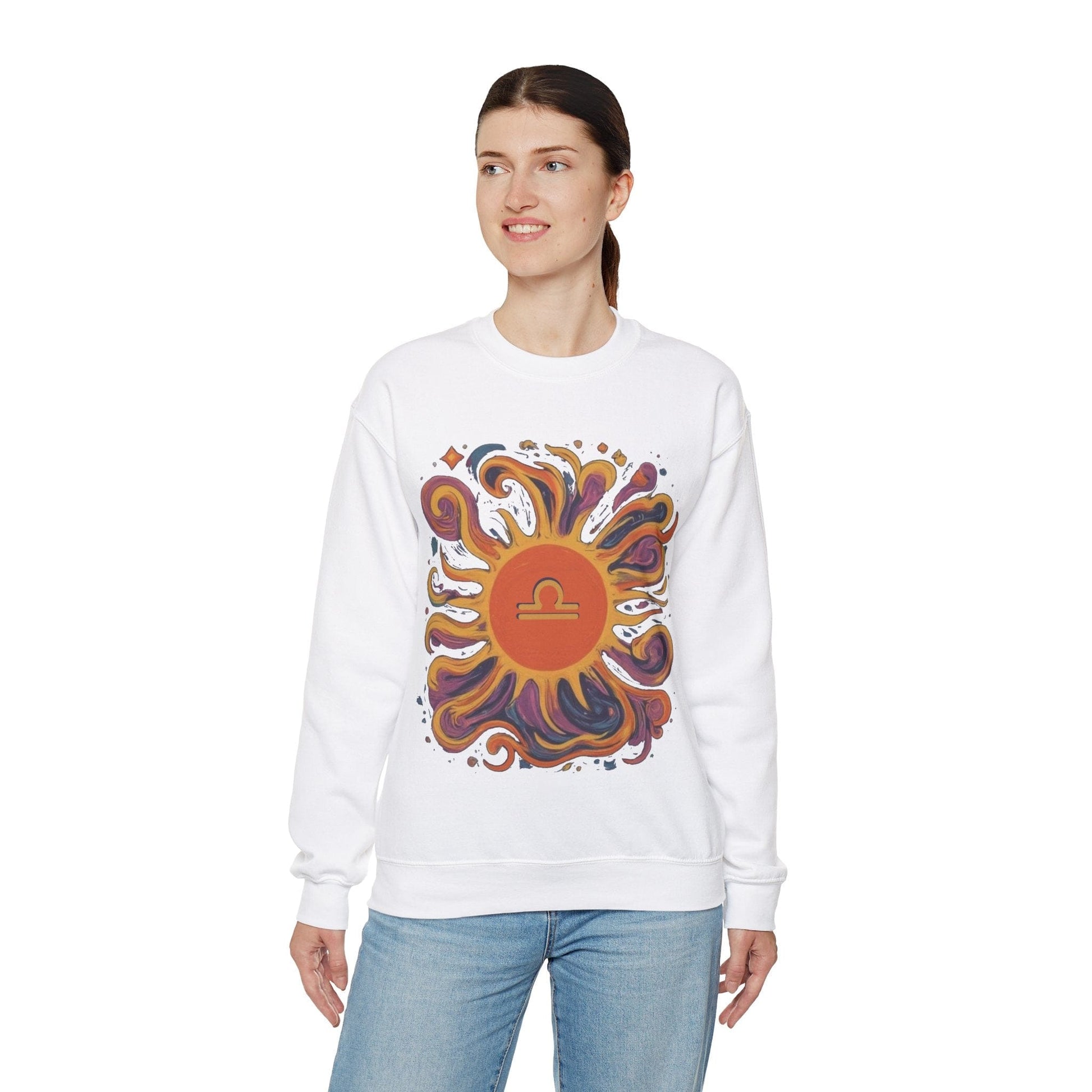 Sweatshirt Libra Solar Balance Soft Sweater: Equilibrium in Style