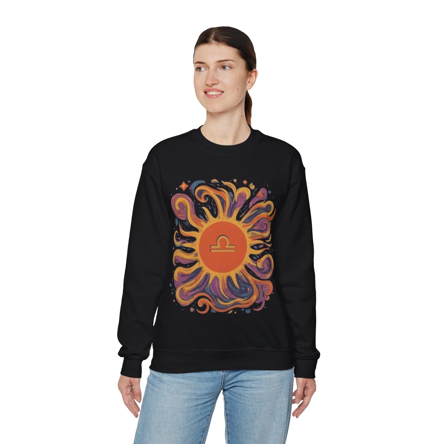 Sweatshirt Libra Solar Balance Soft Sweater: Equilibrium in Style