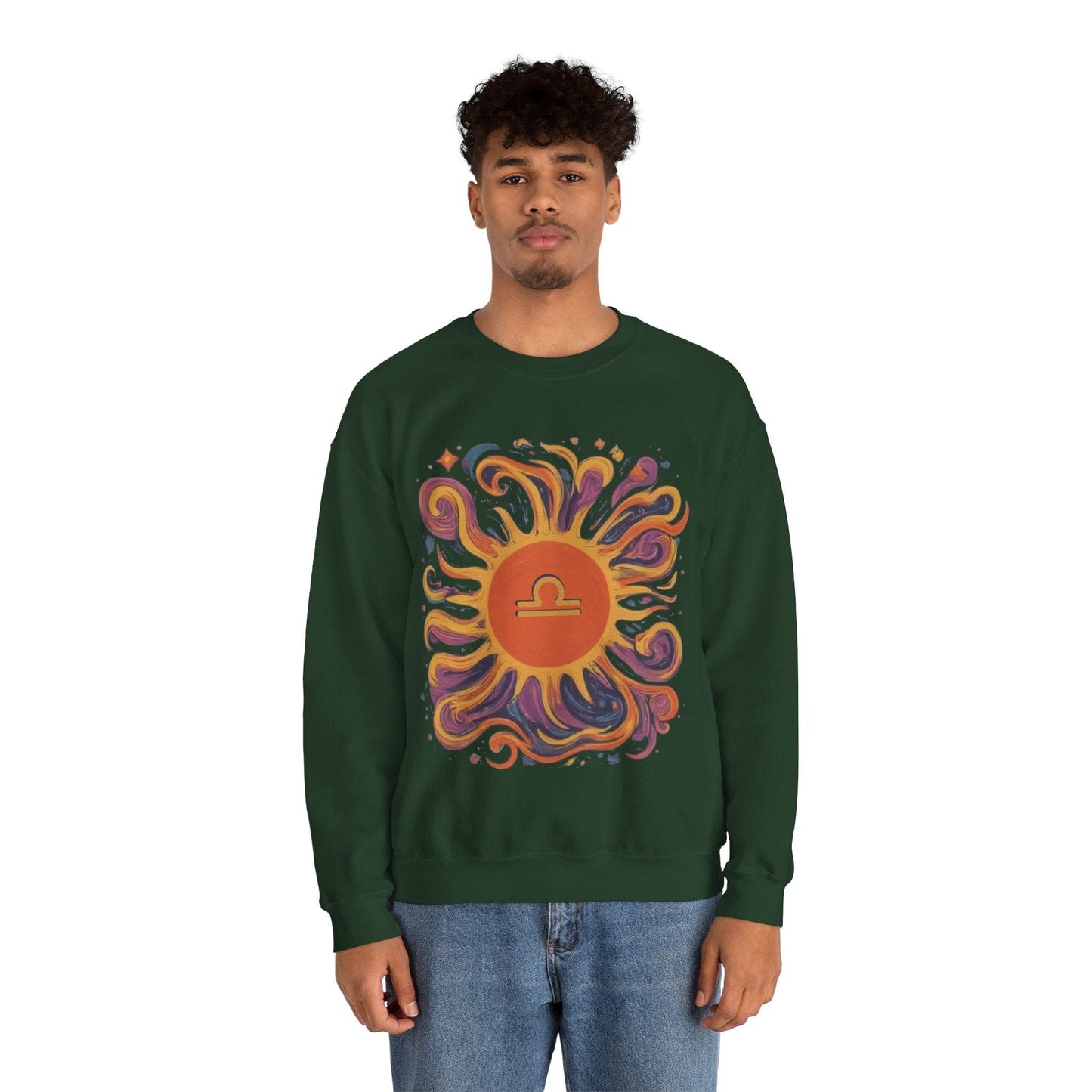 Sweatshirt Libra Solar Balance Soft Sweater: Equilibrium in Style