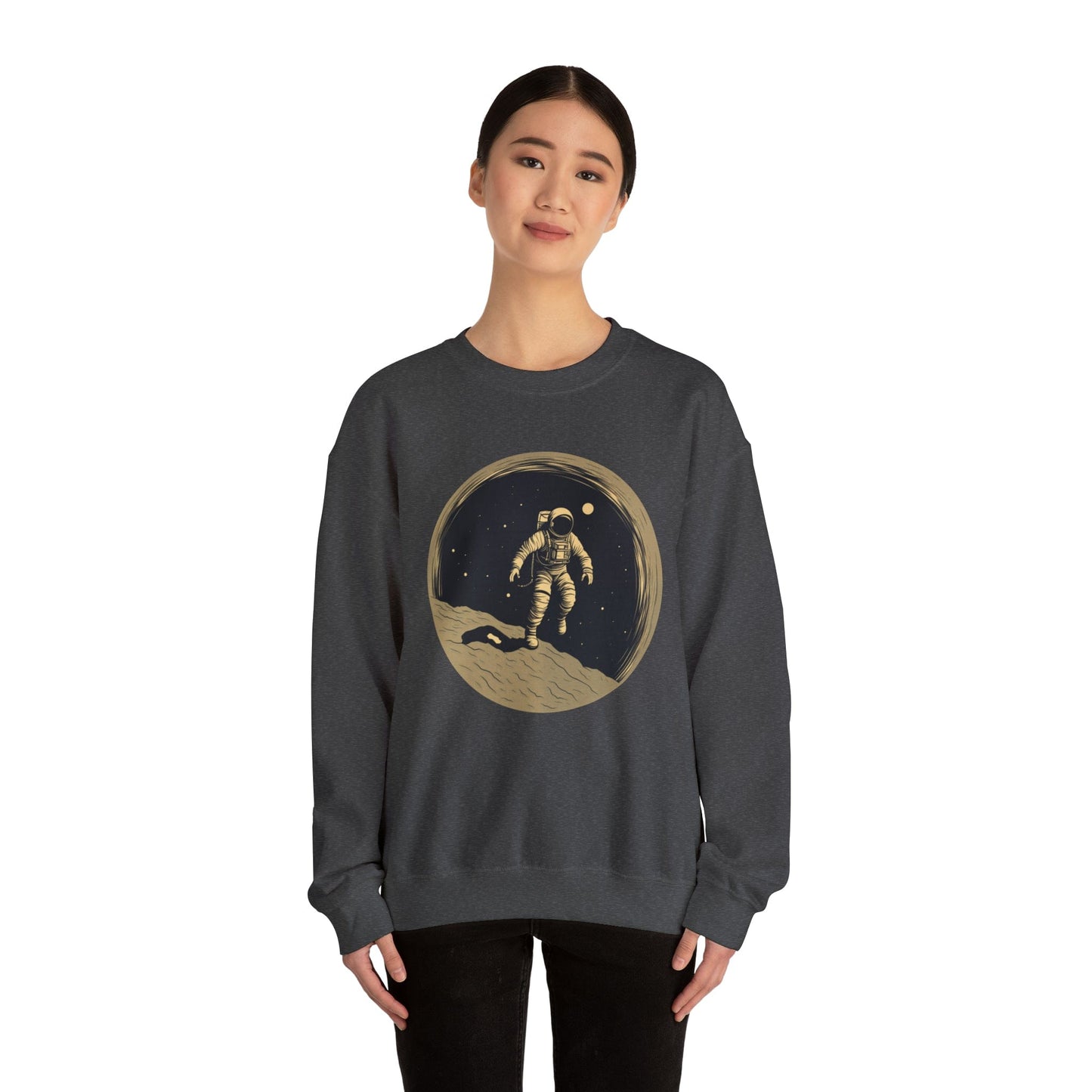 Sweatshirt Lunar Moon Explorer Crewneck Sweatshirt