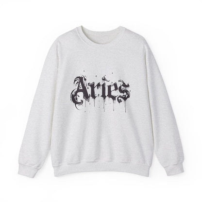 Sweatshirt M / Ash Astro Splash Aries Soft Sweater: Embrace Your Fire