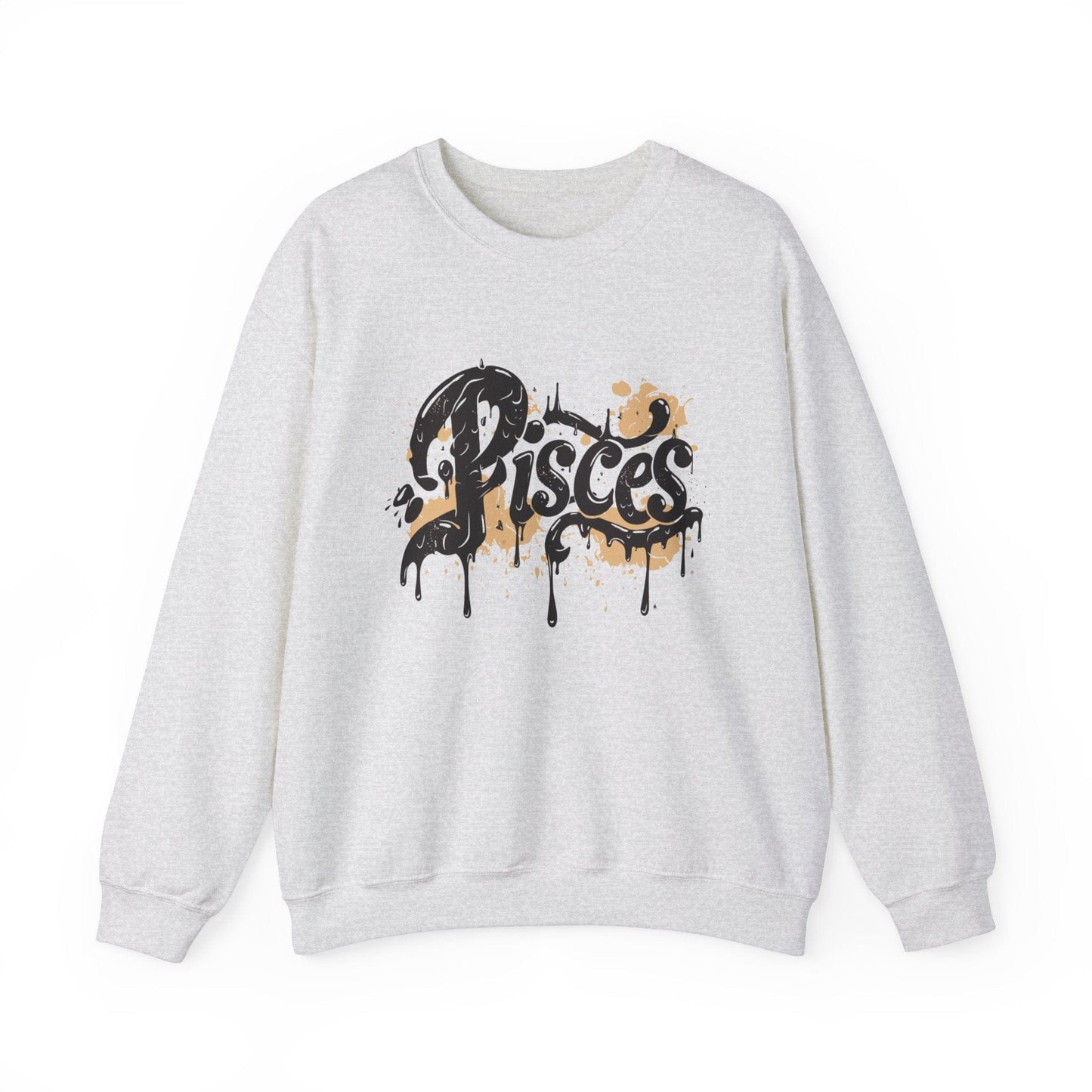 Sweatshirt M / Ash Celestial Drift Pisces Sweater: Drift Through the Cosmos