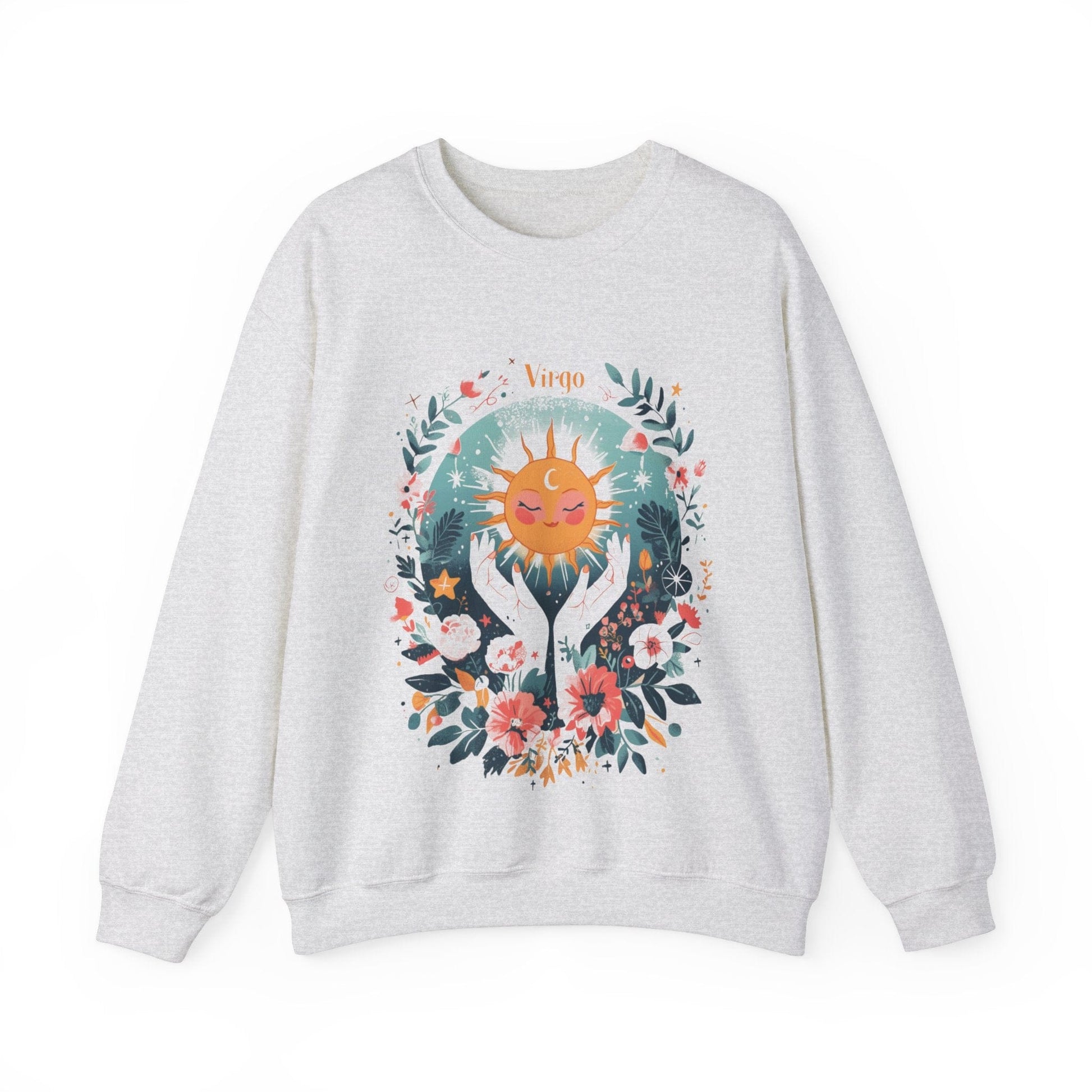 Sweatshirt M / Ash Sunlit Maiden Virgo Sweater: Lush Serenity
