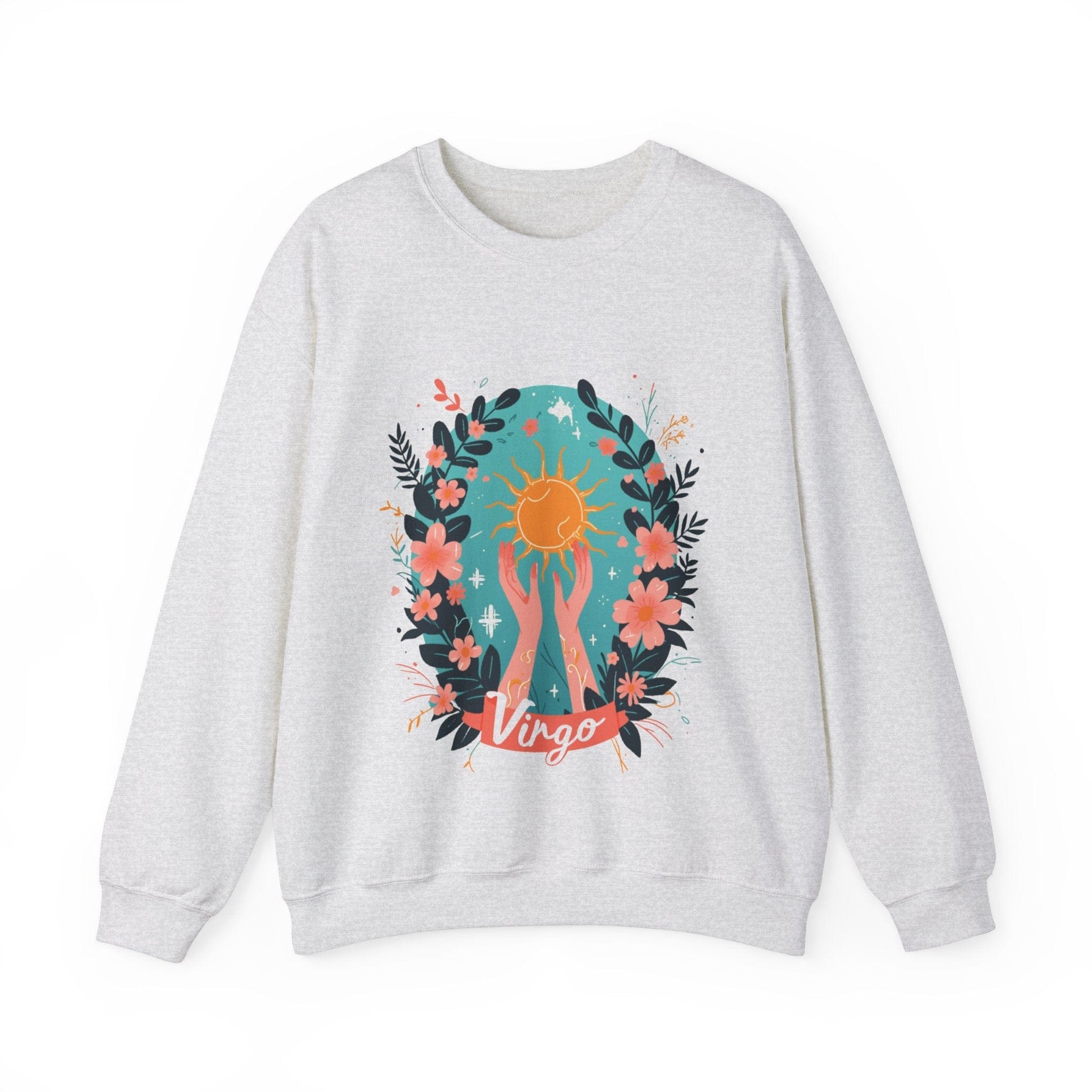 Sweatshirt M / Ash Virgo Vitality Sweater: Nurturing Warmth