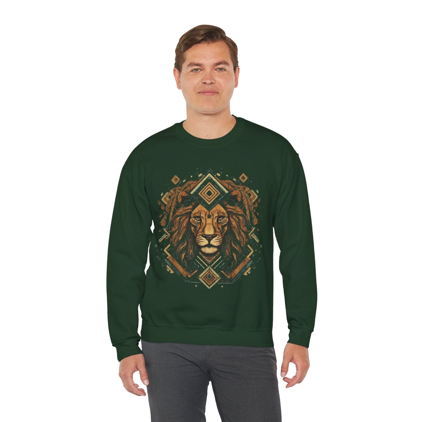 Sweatshirt Neo-traditional Leo Soft Crewneck Sweatshirt