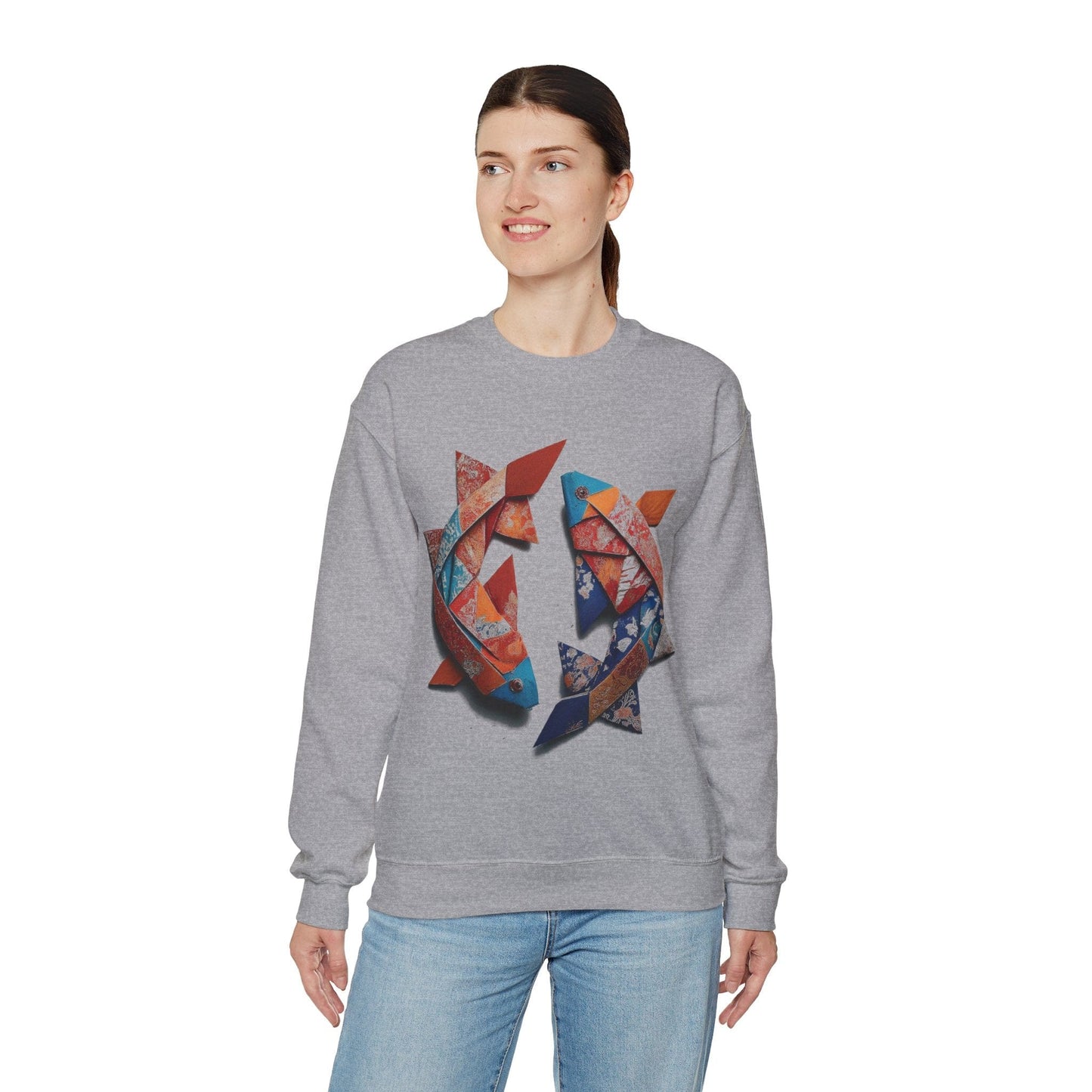 Sweatshirt Origami Pisces Soft Sweater