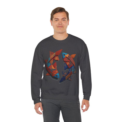 Sweatshirt Origami Pisces Soft Sweater