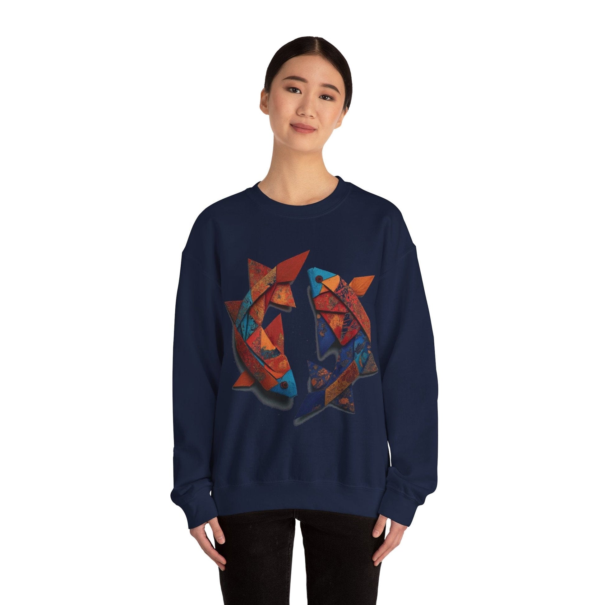 Sweatshirt Origami Pisces Soft Sweater