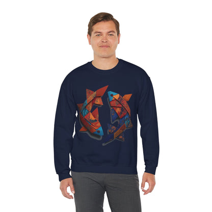 Sweatshirt Origami Pisces Soft Sweater