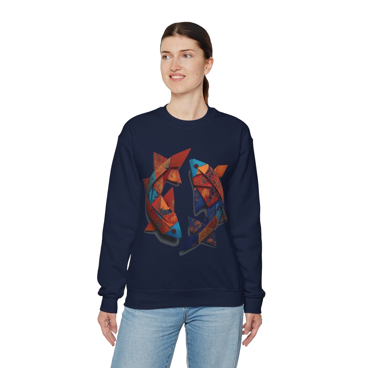 Sweatshirt Origami Pisces Soft Sweater