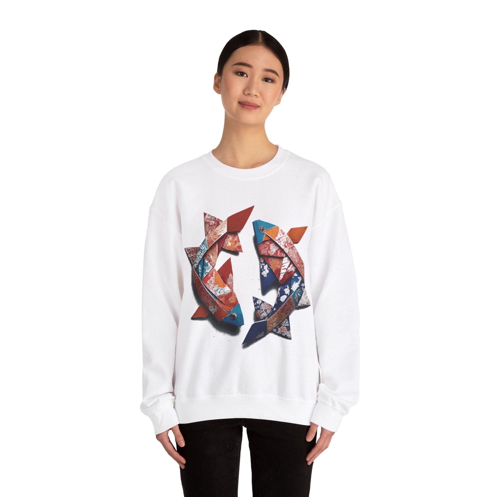 Sweatshirt Origami Pisces Soft Sweater