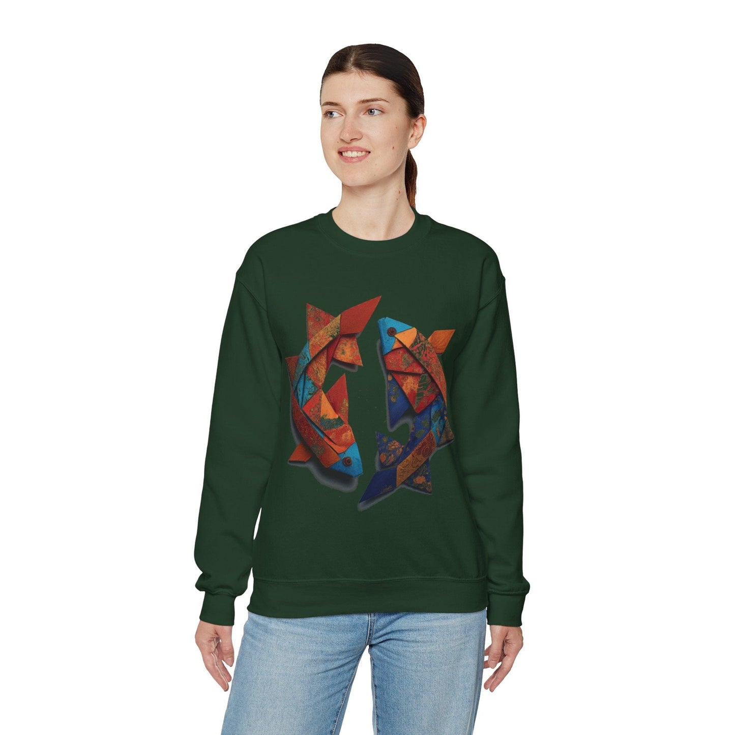 Sweatshirt Origami Pisces Soft Sweater