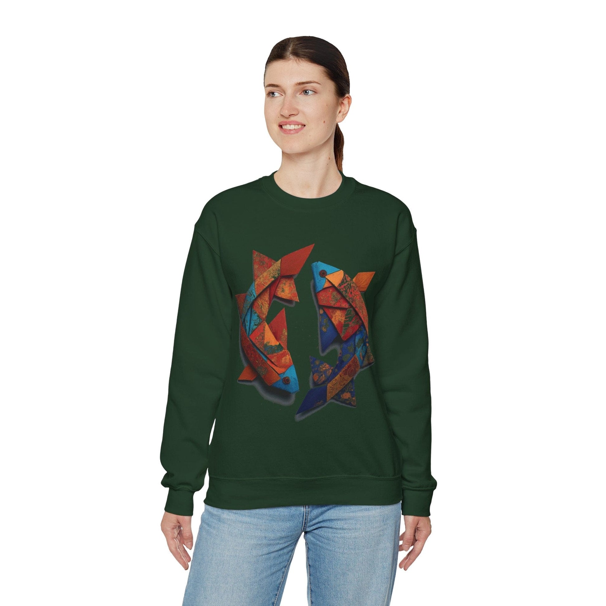 Sweatshirt Origami Pisces Soft Sweater