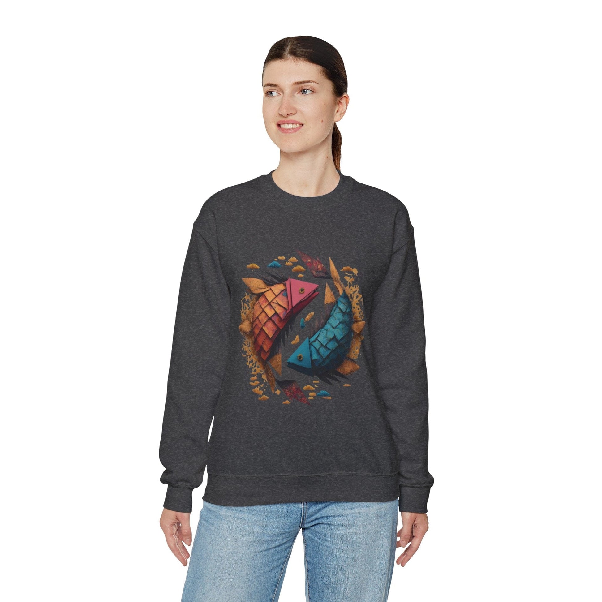 Sweatshirt Origami Pisces Soft Sweater