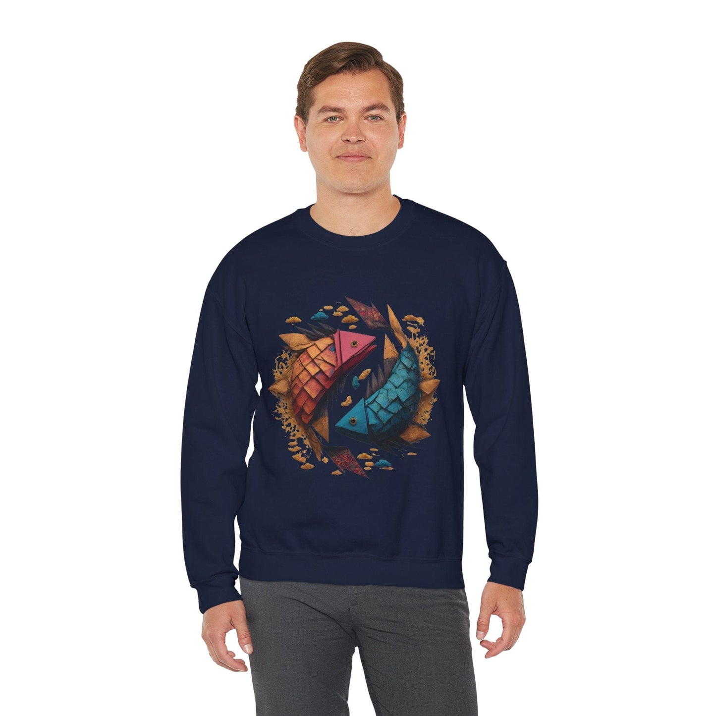 Sweatshirt Origami Pisces Soft Sweater