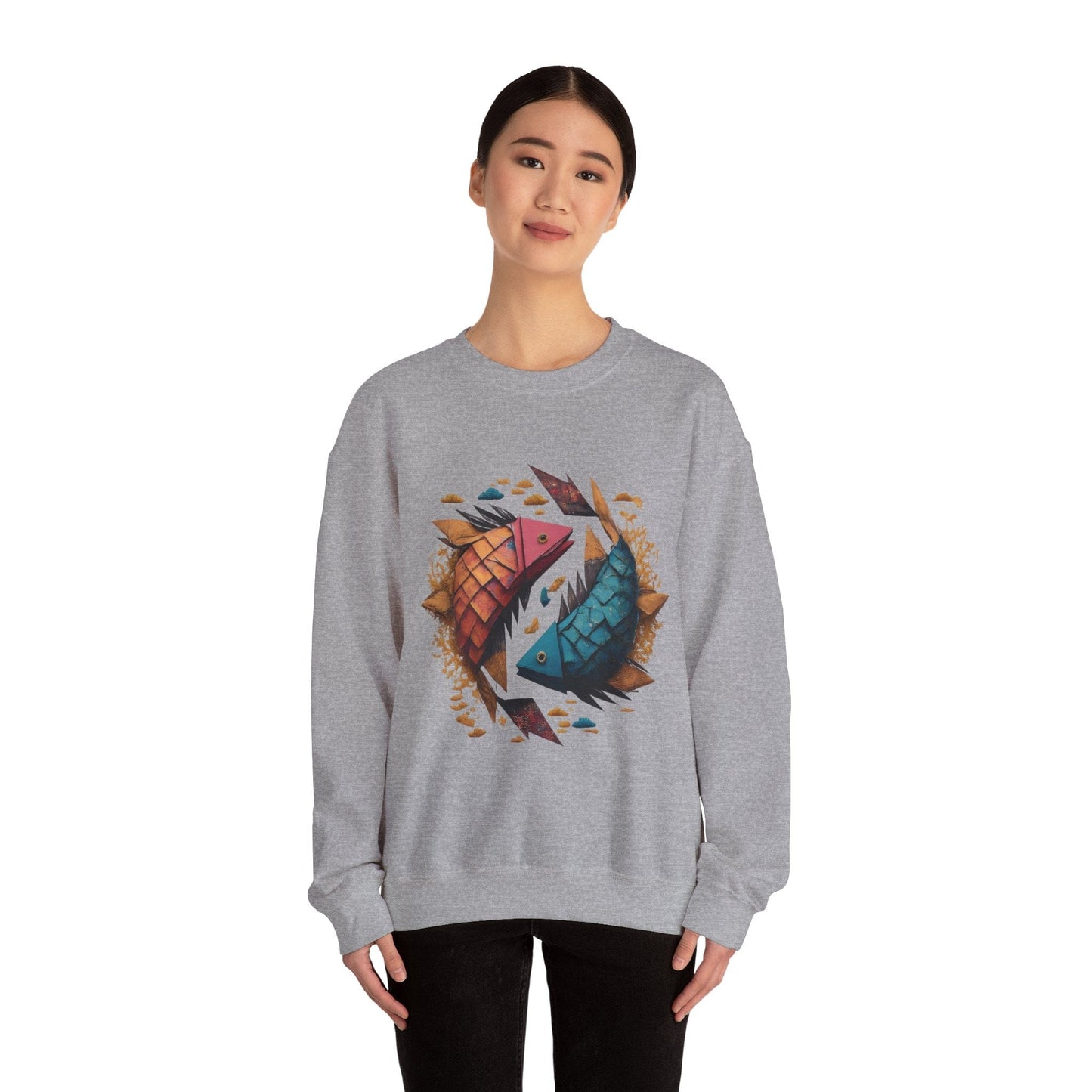 Sweatshirt Origami Pisces Soft Sweater