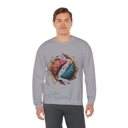 Sweatshirt Origami Pisces Soft Sweater