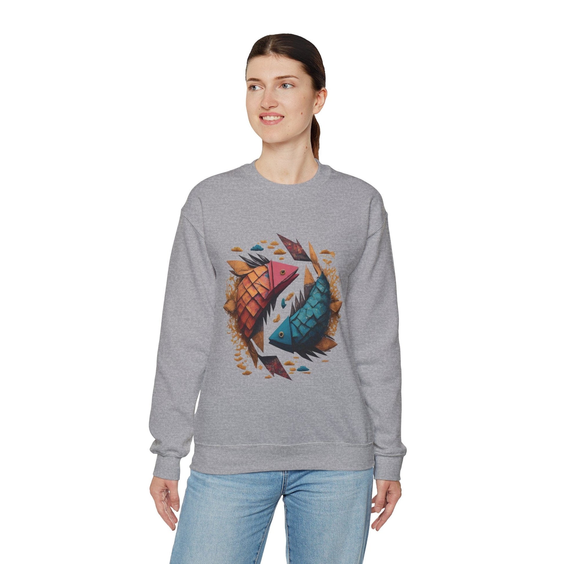 Sweatshirt Origami Pisces Soft Sweater