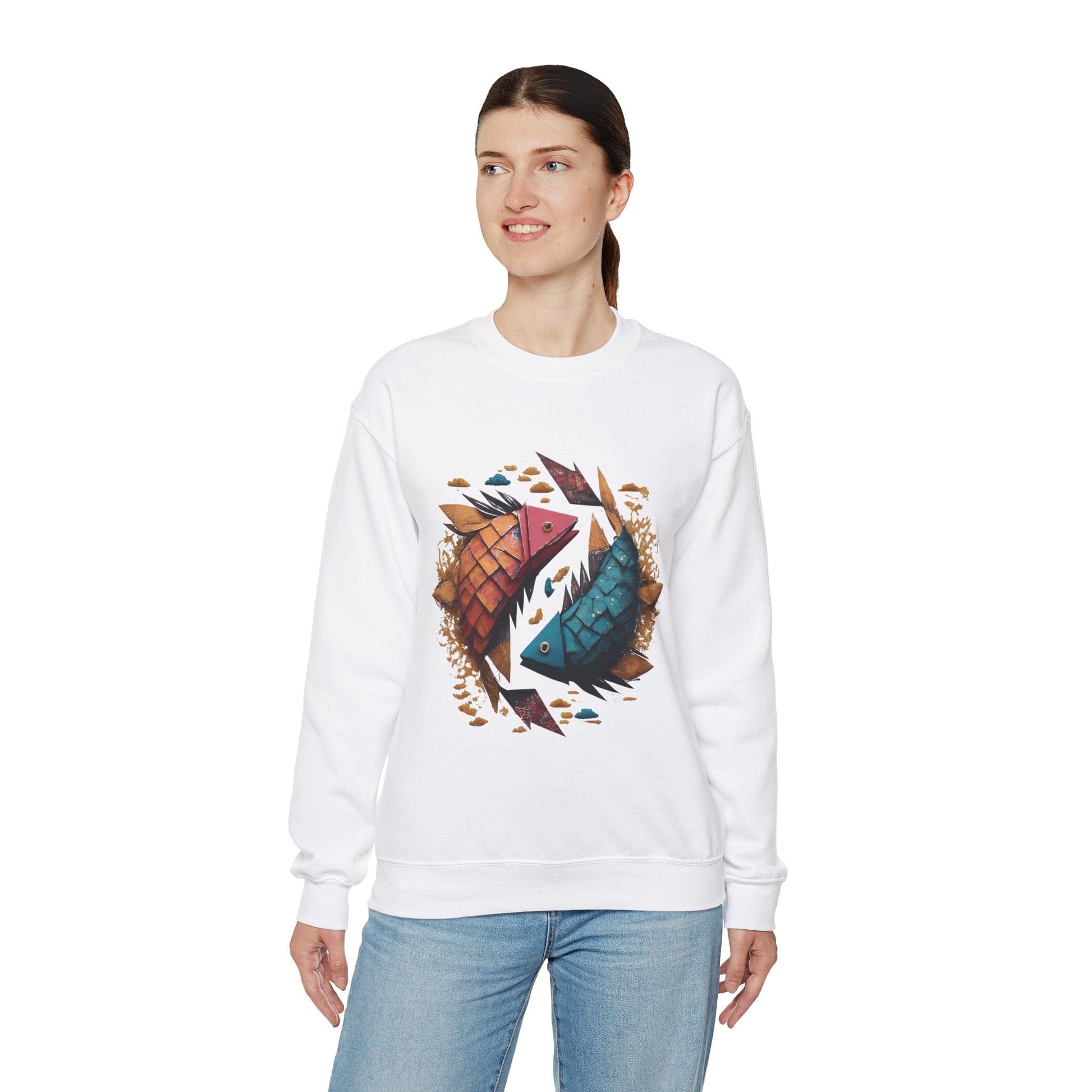 Sweatshirt Origami Pisces Soft Sweater