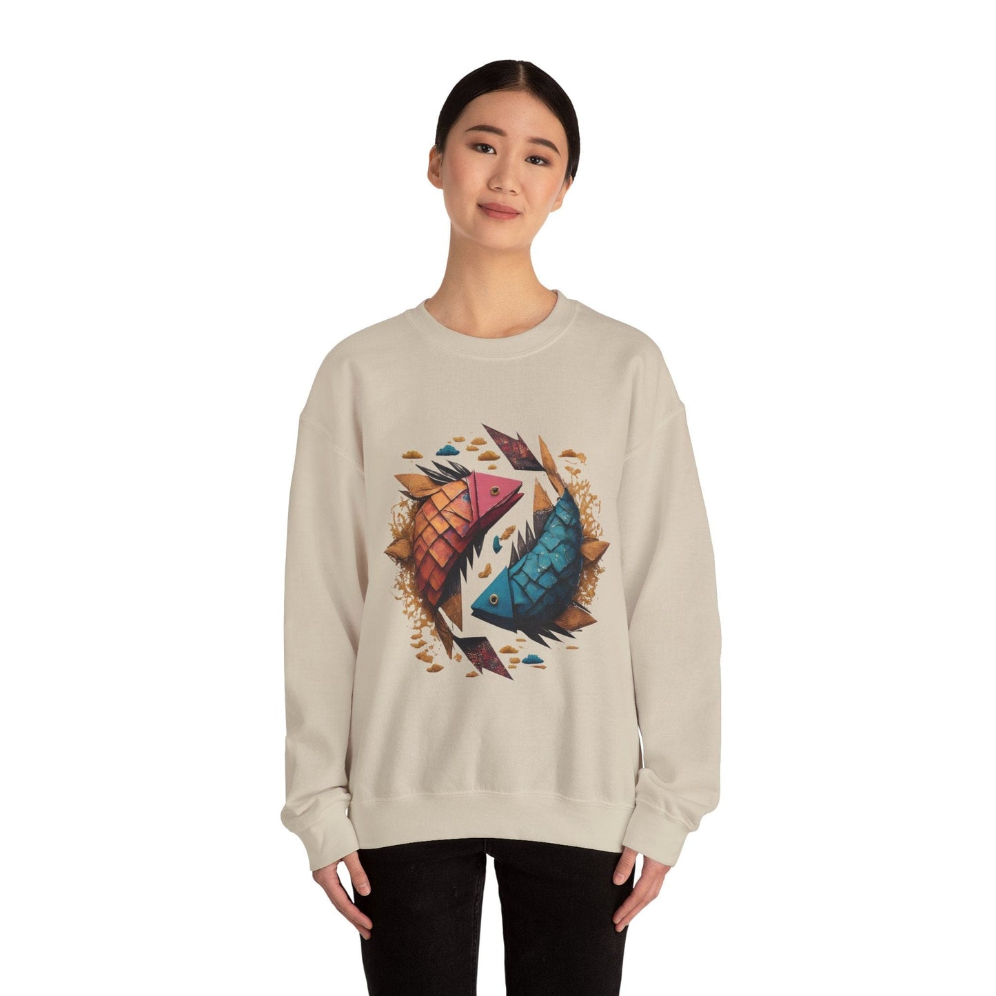 Sweatshirt Origami Pisces Soft Sweater