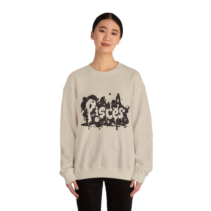 Sweatshirt Piscean Inkflow Pisces Sweater: Serene Depths