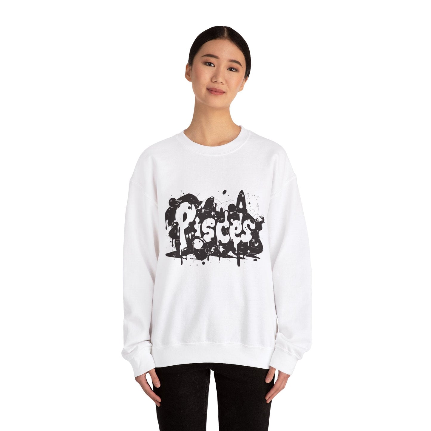 Sweatshirt Piscean Inkflow Pisces Sweater: Serene Depths