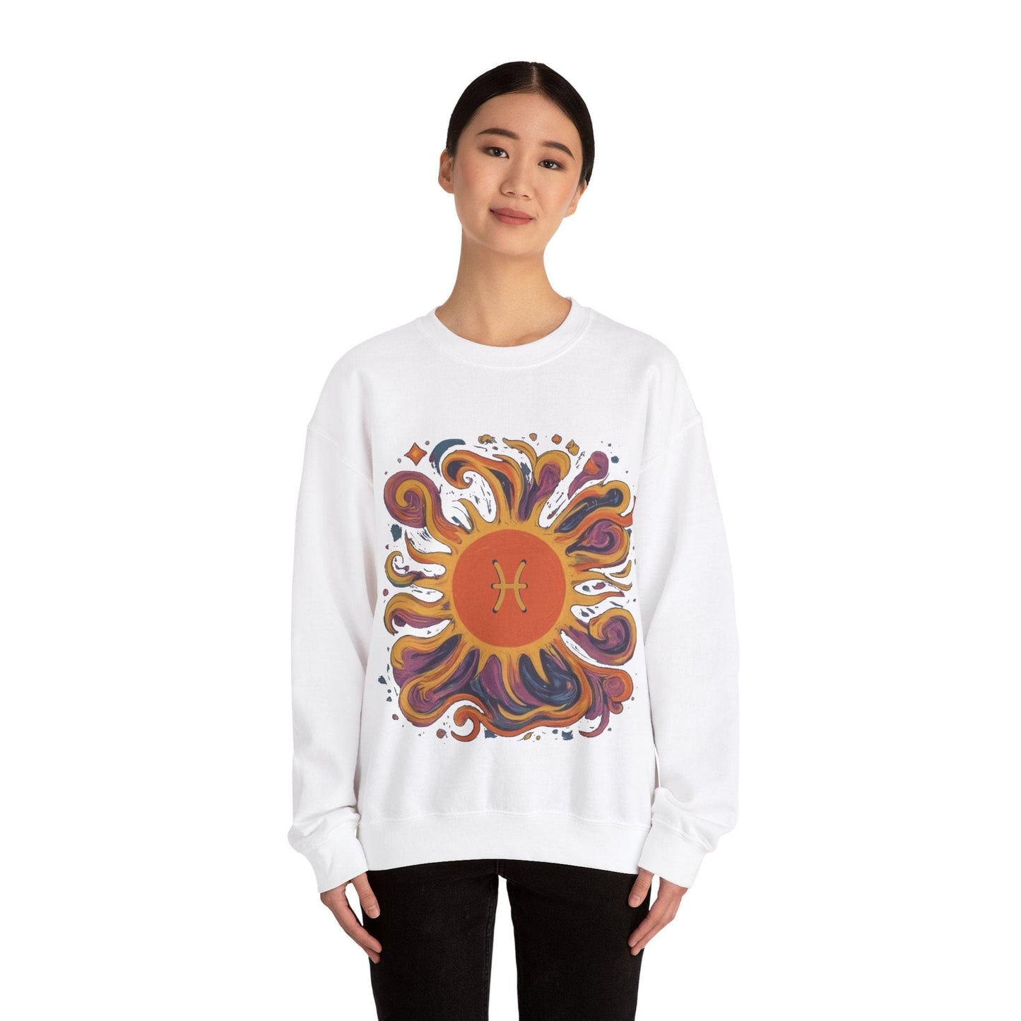 Sweatshirt Pisces Celestial Solstice Soft Sweater: Embrace the Depths