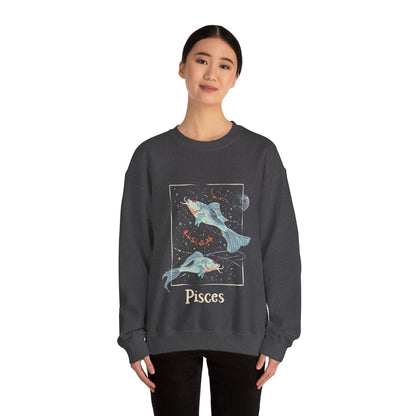 Sweatshirt Pisces Sweater: Celestial Soft-Fit for Astrology Lovers