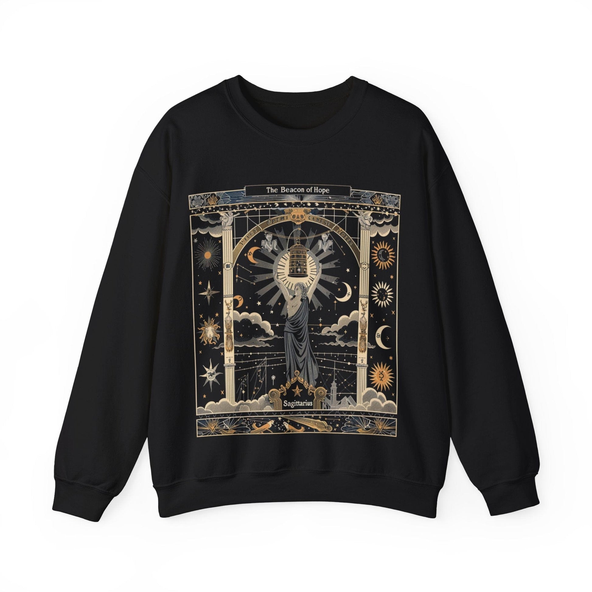 Sweatshirt S / Black Beacon of Hope Soft Sagittarius Sweater