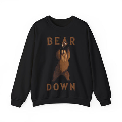 Sweatshirt S / Black Bear Down Vintage Sweatshirt