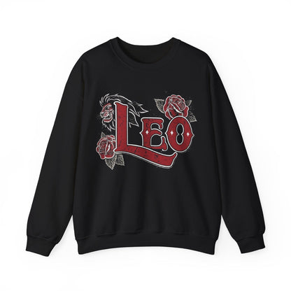 Sweatshirt S / Black Classic Rockabilly Leo Soft Sweater