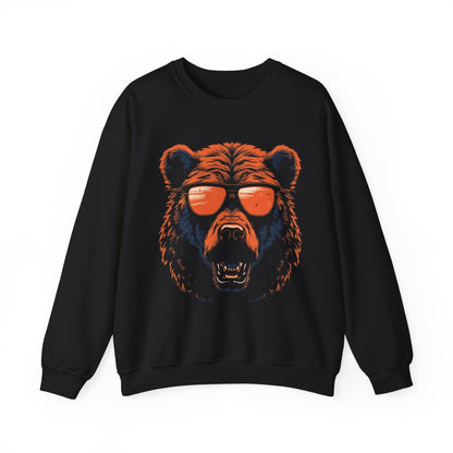 Sweatshirt S / Black Cool Bear Vintage Sweatshirt