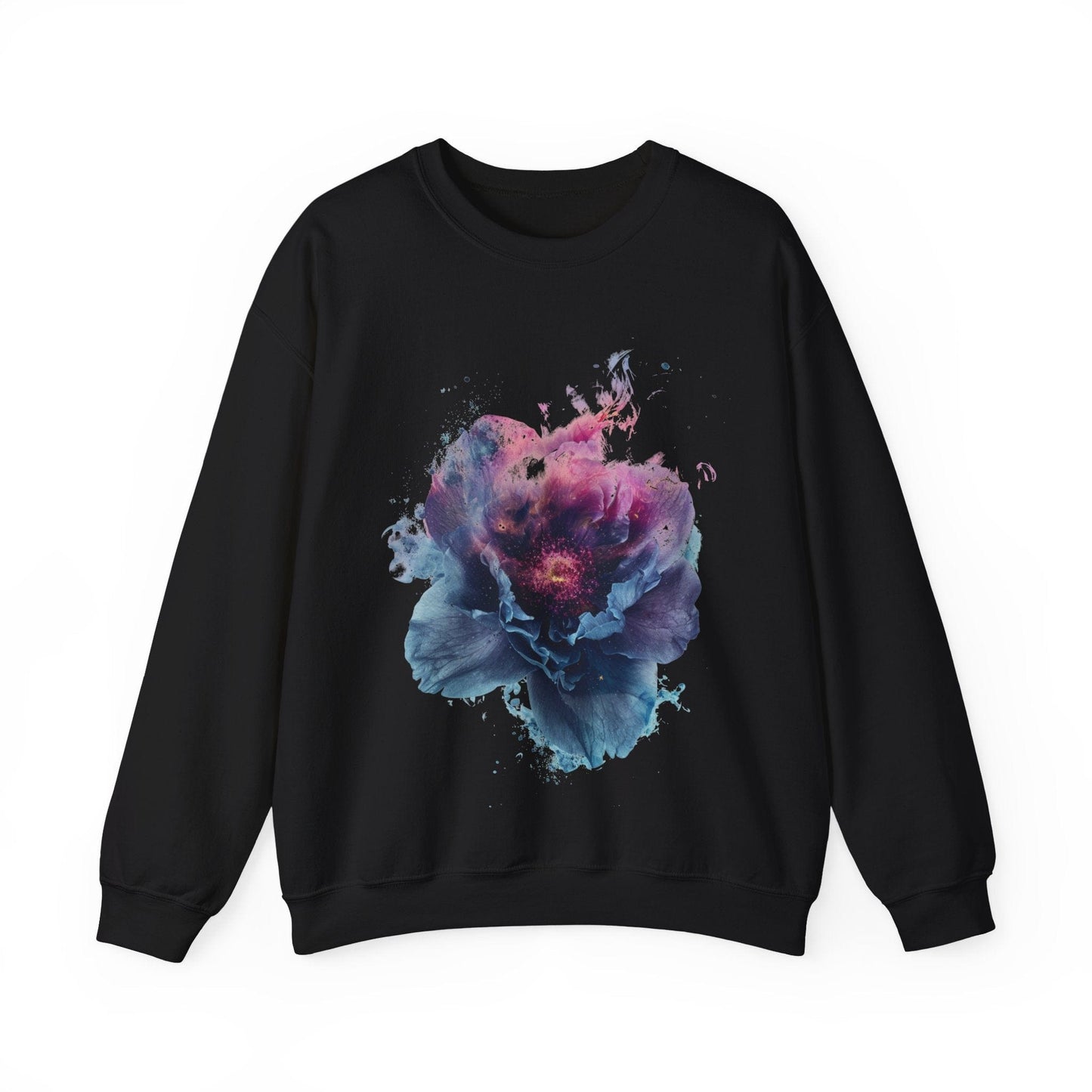 Sweatshirt S / Black Galactic Bloom Sweater