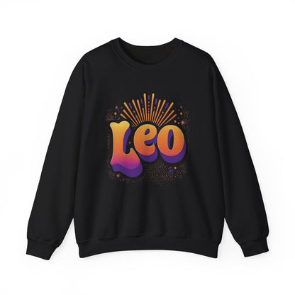 Sweatshirt S / Black Groovy 70s Leo Soft Sweater
