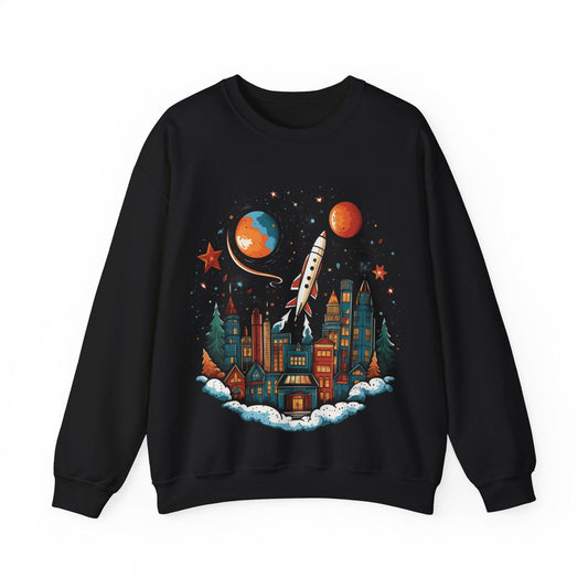 Sweatshirt S / Black Holiday Rocket Launch Sweater