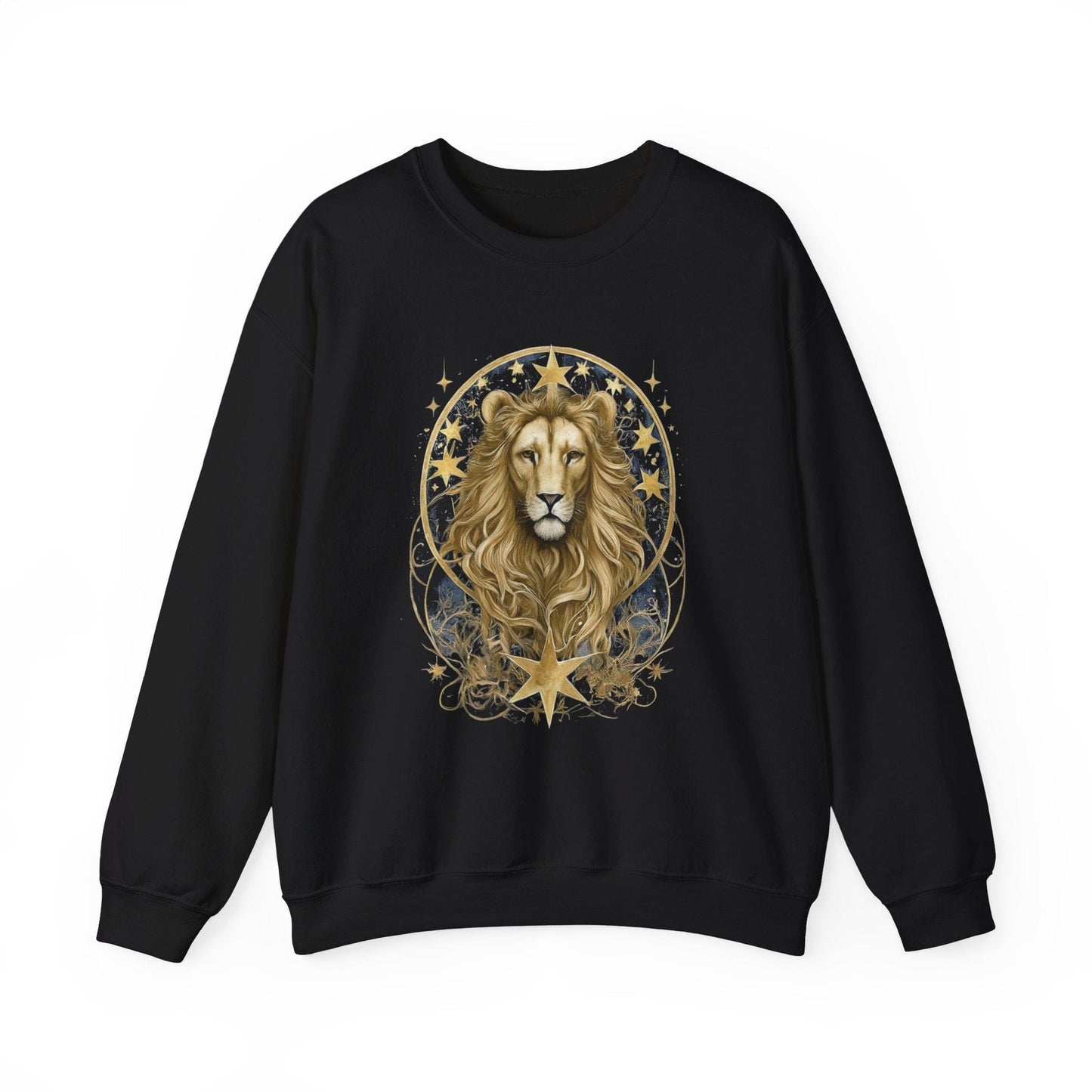 Sweatshirt S / Black Majestic Leo Soft Crewneck Sweatshirt