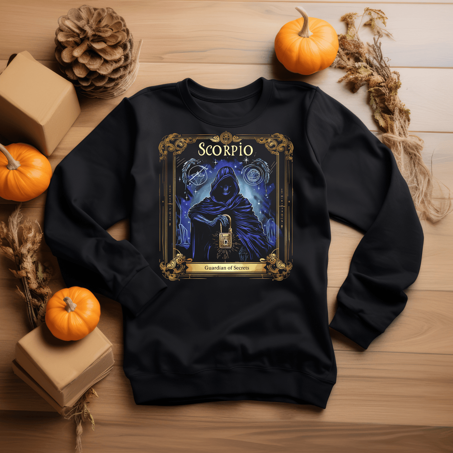 Sweatshirt S / Black Scorpio The Guardian of Secrets Extra Soft Sweater